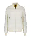 Moncler Down-filled Bomber Jacket In Nude