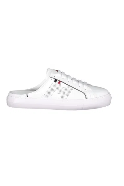 MONCLER ARIEL SLIP LEATHER SLIP-ON SNEAKERS