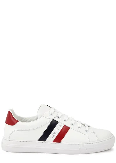 Moncler Ariel White Leather Sneakers