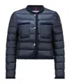 Moncler Gencay Short Down Jacket In Blue