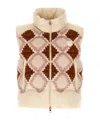 Moncler Armathia Down Vest In Neutral