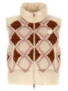 Moncler Armathia Down Vest In Neutral