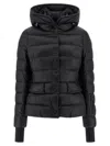 Moncler Grenoble Armoniques Button-up Down Jacket In Blue