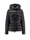 Moncler Armoniques Hooded Down Jacket In Black