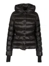 Moncler Grenoble Armoniques Button-up Down Jacket In Black