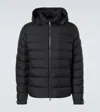 Moncler Arneb Lightweight Micro Chic Down Jacket In Black