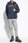 Moncler Arneb Hooded Down Puffer Jacket In Navy Blue