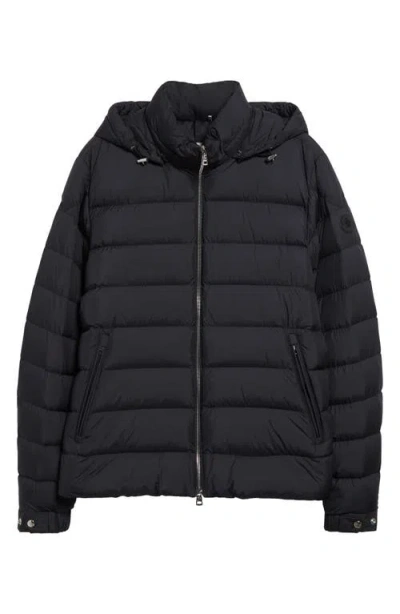 Moncler Arneb Down Puffer Jacket With Removable Hood In Black