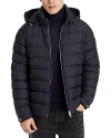 Moncler Arneb Hooded Down Puffer Jacket In Black