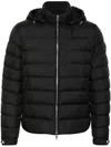 Moncler Men Arneb Short Down Jacket In Black