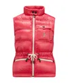 Moncler Arolles Down Vest In Red