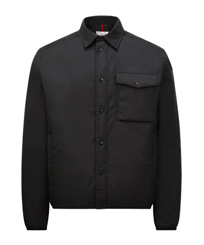 Moncler Arpont Down Shirt Jacket In Black
