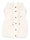 Moncler Grenoble Arve Down Vest In Neutral