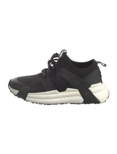 Pre-owned Moncler Athletic Sneakers In Black