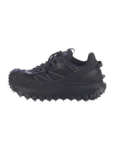 Pre-owned Moncler Athletic Sneakers In Blue