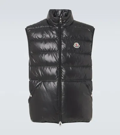 Moncler Aube Down Puffer Vest In 999 Black