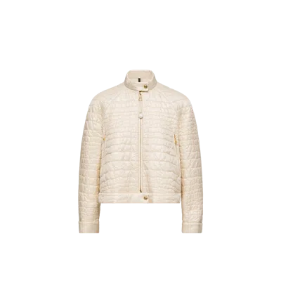 Moncler Light Beige Aubrieta Jacket In White