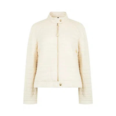 Pre-owned Moncler Aubrieta Jacket 'natural' | Cream | Women's Size 0 In White