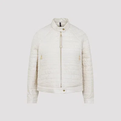 Moncler Aubrieta Mini Down Jacket For Women In White