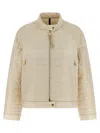 Moncler 'aubrietaa' Down Jacket In Neutral