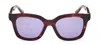 Moncler Audree Squared Frame Sunglasses Sunglasses In 62y