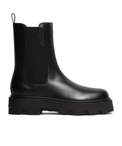 Moncler Aurea Chelsea Boots In Black
