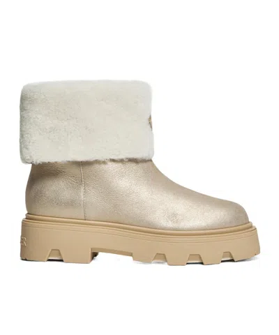 MONCLER AUREA MID SHEARLING BOOTS