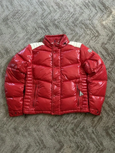 Pre-owned Moncler Austin Down Jacket In Red
