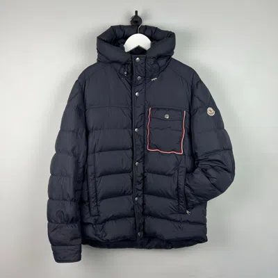 Pre-owned Moncler Authentic  Prevot Puffer Jacket In Blue