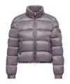 Moncler Aveto Short Down Jacket In Gray