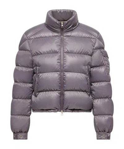 Moncler Aveto Short Down Jacket In Gray