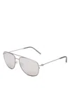MONCLER AVIATOR SUNGLASSES, 57MM