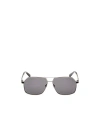 Moncler Aviator Sunglasses In Gray