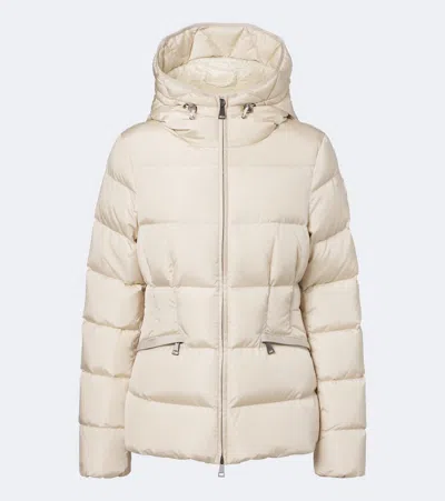 Moncler Avoce Hooded Down Jacket In White