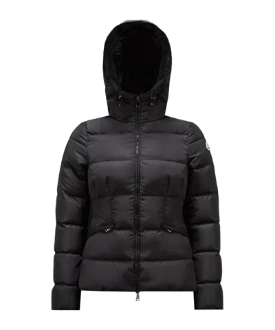 Moncler Avoce Short Down Jacket In Black