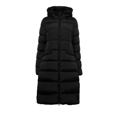 Pre-owned Moncler Avocette Long Coat 'black' | Women's Size 2