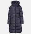Moncler Avocette Quilted Down Parka In Blue