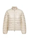 Moncler Azalee Short Down Jacket In Neutral