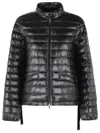 Moncler Azalee Short Polyamide Down Jacket In Black