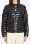 Moncler Padded Logo-patch Jacket In Multi