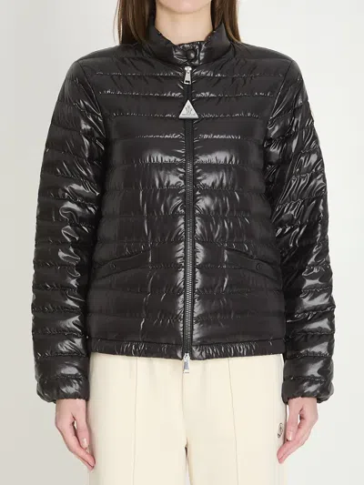 Moncler Azalee Short Down Jacket In Black