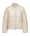 Moncler Azalee Short Down Jacket In Neutral