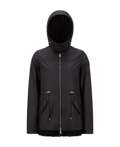 Moncler Baaba Parka Jacket In Black