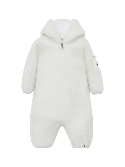 Moncler Baby Boy's & Little Boy's Baby Grow In Teddy In White