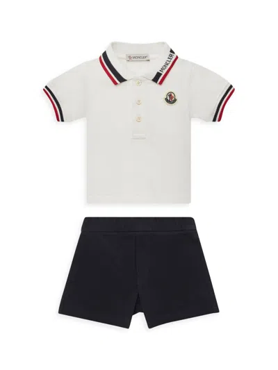 Moncler Baby Boy's & Little Boy's Set In Cotton Piquet In Multi