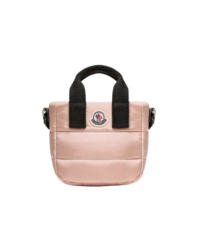 Moncler Baby Caradoc Tote Bag In Pink