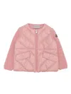 Moncler Baby Cardigan In Pink
