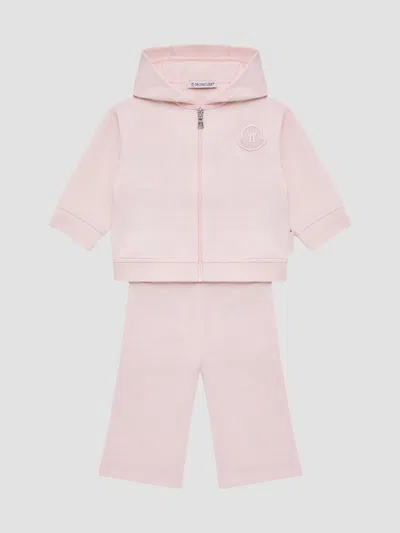 Moncler Baby Girl's And Little Girl's Set In Cotton Blend In Pink
