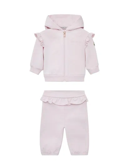 Moncler Baby Girl's & Little Girl's Set In Cotton In Pink
