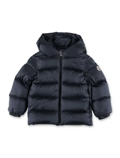 Moncler Baby Girls Hooded Puffer Down Jacket In Blue
